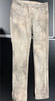 Marani Jeans 36 edle Röhren beige + Animal Print modern Trend Nordrhein-Westfalen - Lünen Vorschau