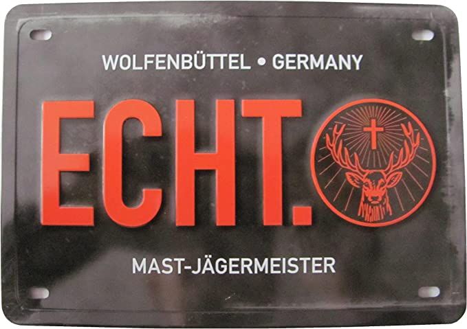 Jägermeister - Echt. - Blechschild 20 x 14 cm# in Sachsen - Eilenburg |  eBay Kleinanzeigen ist jetzt Kleinanzeigen