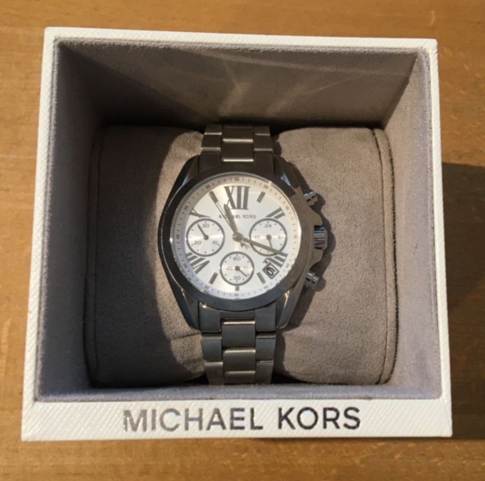 Michael Kors - Damenuhr / Uhr / Chronograph - silber - Edelstahl in Nienstädt