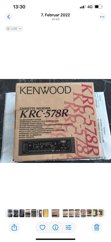 Neuwertige KENWOOD Autoradio – Stereoanlage mit CD Wechsler in Mainz