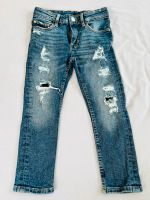 Coole H&M Skinny Fit Jeans Gr. 110, used look, blau Altona - Hamburg Groß Flottbek Vorschau