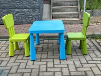 Ikea Kindertisch Kinderstuhl blau grün Thüringen - Meuselwitz Vorschau