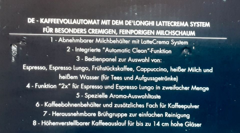 Delonghi Ecam 23.266.B Kaffeevollautomat in Dortmund