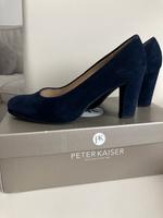 Peter Kaiser Pumps Gr. 37 Wildleder dunkelblau Düsseldorf - Düsseltal Vorschau