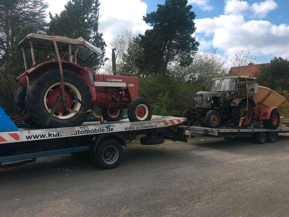 Landmaschinen, Traktor, Baumaschinen, Anhänger,- Transporte in Senftenberg