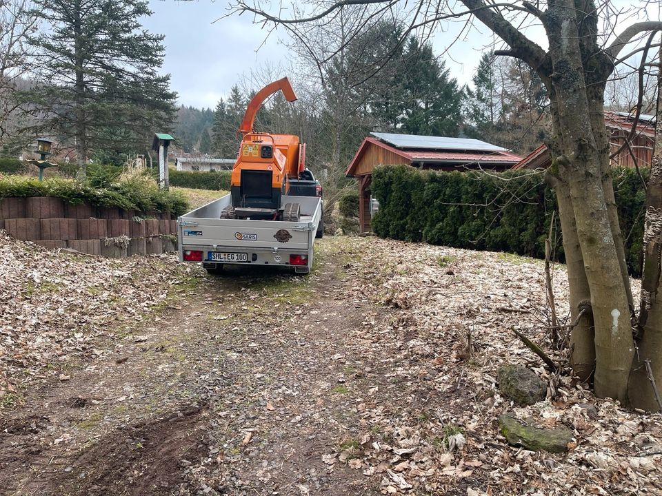 Schreddern Häckslen Äste bis 12cm in Ilmenau