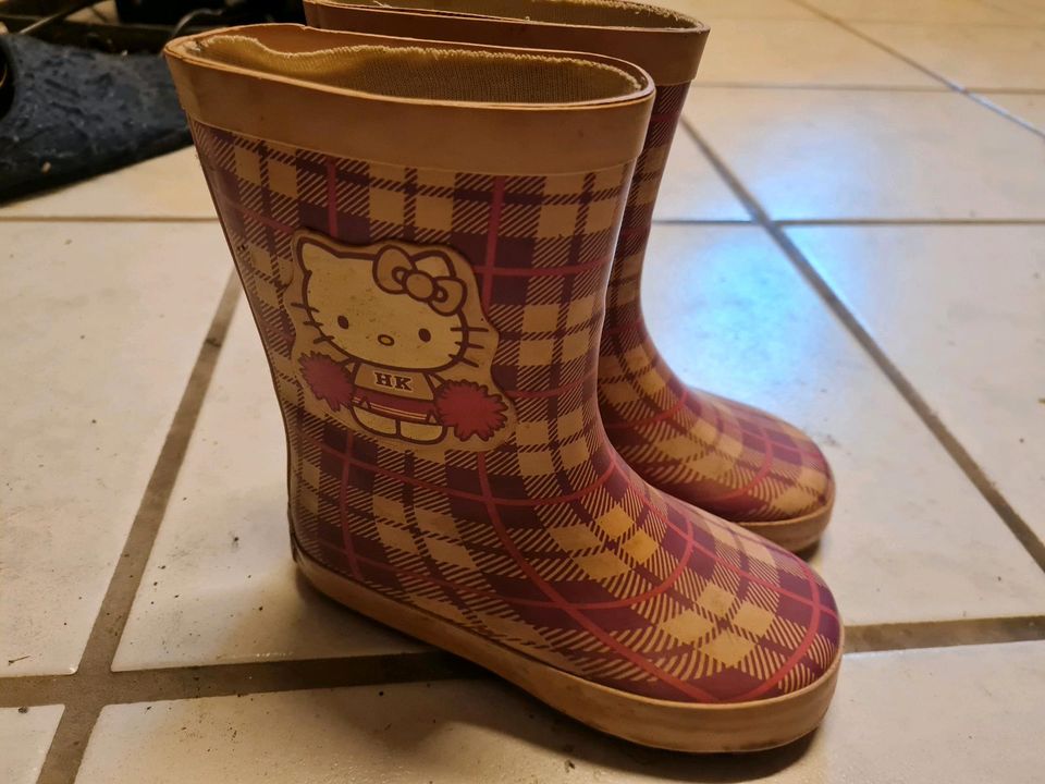 ❤️❤️ Schöne Gummistiefel gr. 27 Hello kitty in Pesterwitz