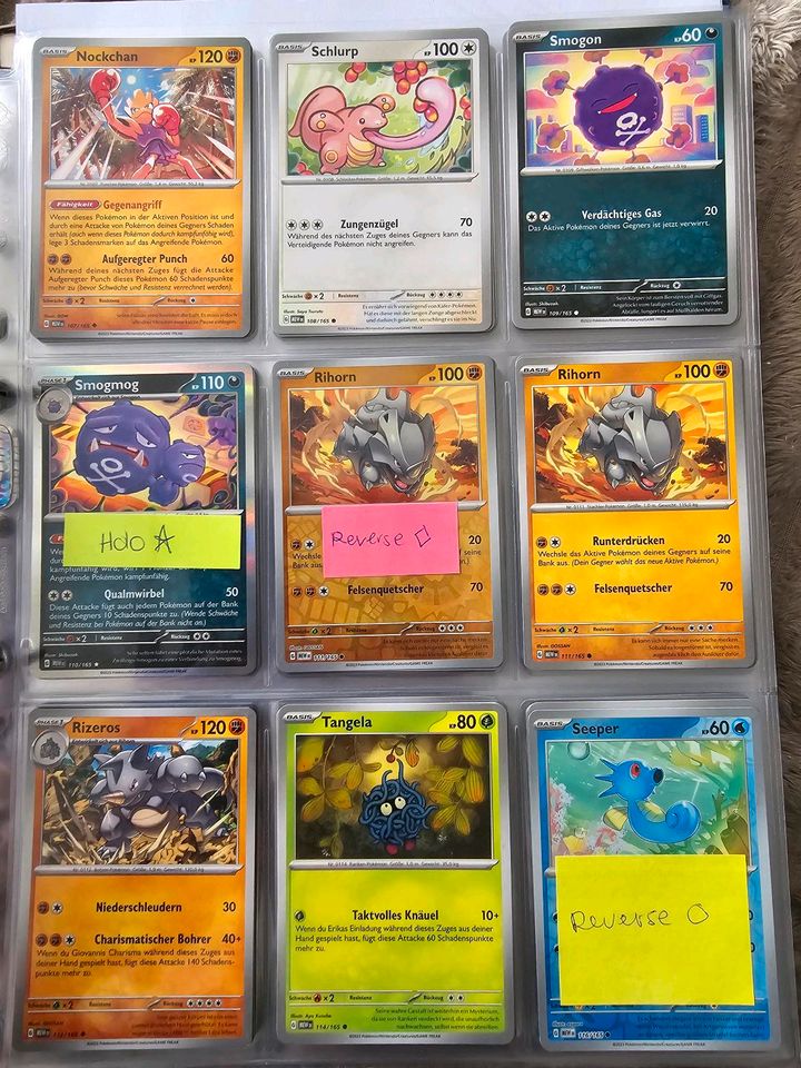 171 Pokemon Karten aus K&P 151 Booster Teil 2 EX, alternativ art in Kaufering