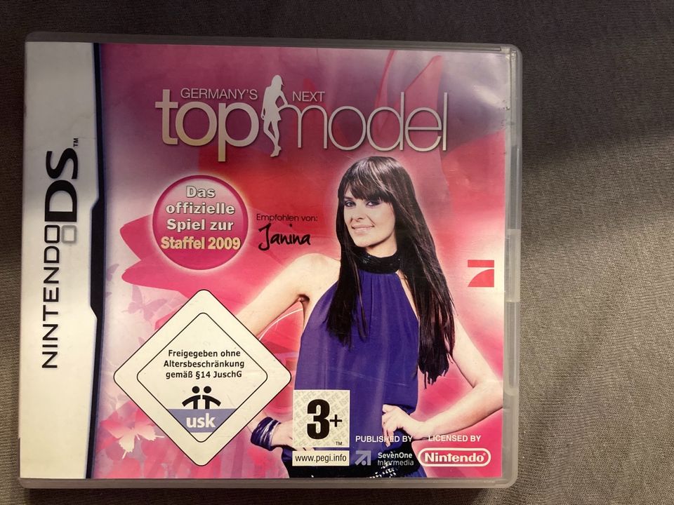 Das Spiel Germany‘s Next Top Model fūr den Nintendo DS in Nordheim