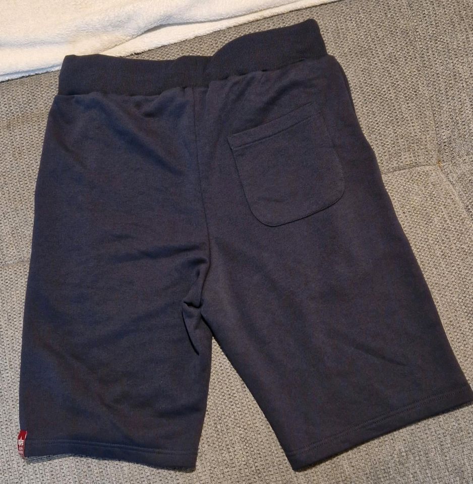 Neue ALPHA Al Sweat Short 116365/07 D. Blau Gr. L kurze Joggingho in Frankfurt am Main