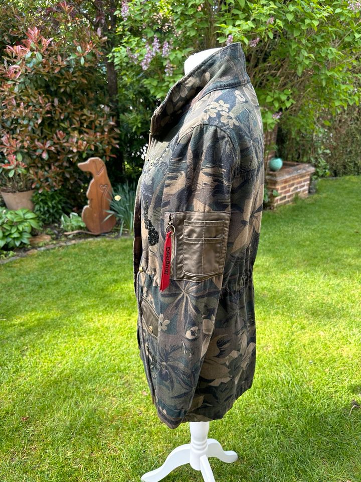 Desigual Damenjacke camouflage Longjacke L in Taunusstein