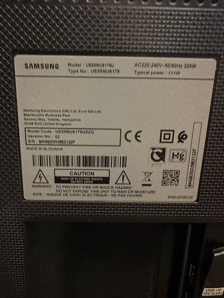 Samsung Smart Tv defekt in Horn-Bad Meinberg