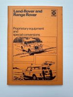 Land Rover and Range Rover, Proprietary equipment Handbuch 1974 Rheinland-Pfalz - Montabaur Vorschau