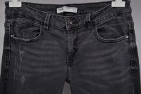 Zara Jeans Skinny grau Stretch used Look distressed 38 S 36 München - Au-Haidhausen Vorschau