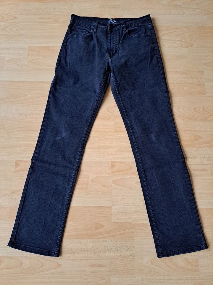 OKLAHOMA Herren Jeans 34/36 R-140 SBS Black / Schwarz 313674 in Dietzhölztal