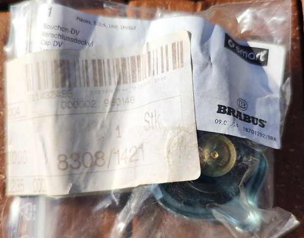 Verschlussdeckel Deckel neu WLLK Smart Roadster BRABUS 452 in Riede