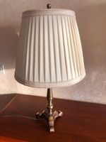 Tischleuchte edle Lampe mit Messingfuß Niedersachsen - Georgsmarienhütte Vorschau