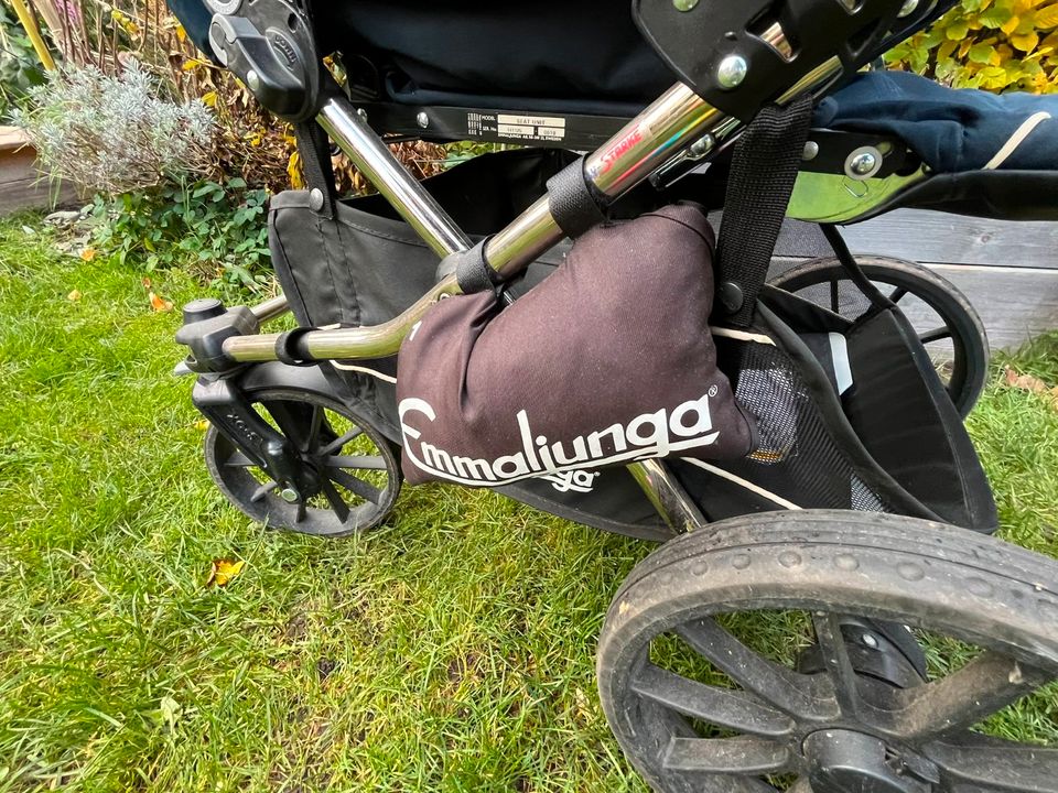 Emmaljunga Mondial Duo S Kinderwagen dunkelblau in Lehrte