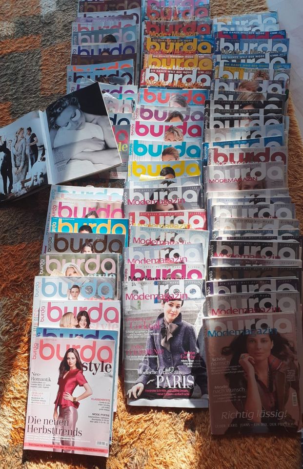 Burda Mode+Mehr Zeitschriften, 74St, 1998-2013, inkl Schnittmuste in Marburg
