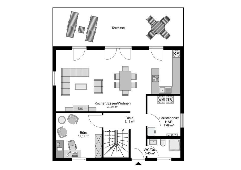 Aktionshaus mit vielen Extras in Olfen