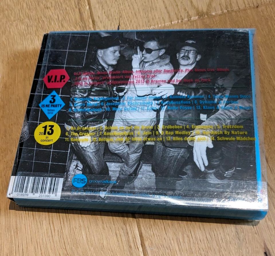 Fettes Brot - 3 is ne Party CD, CD+DVD, VIP Edit., Hip Hop, Rap in Deutsch Evern