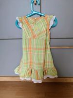 Kleid Sommer  kurz Gr 104 - hübsch Blumen mit Spitze grün /orange Bayern - Ingolstadt Vorschau