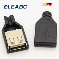 USB Typ A Buchse 4 Pin Löt-Stecker Buchse mit Kunststoff Abdeck. Nordrhein-Westfalen - Detmold Vorschau