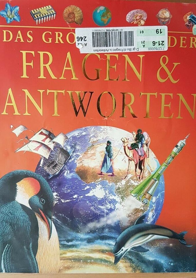 BUCH DAS GROßE BUCH DER FRAGEN & ANTWORTEN KINDER SACHBUCH in Düsseldorf