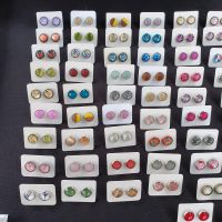 Diverse 10mm Cabochon Ohrringe Ohrstecker Hessen - Eichenzell Vorschau