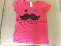 Süßes C&A Mädchen T-Shirt pink mit Motiv *Mr Moustache*Gr.122*TOP Bayern - Velden Vorschau