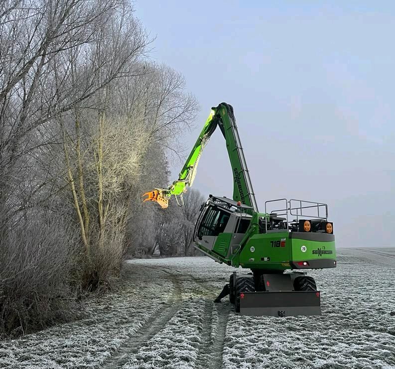 Fällbagger, Fällbaggerarbeiten, Baggerarbeiten in Wadersloh