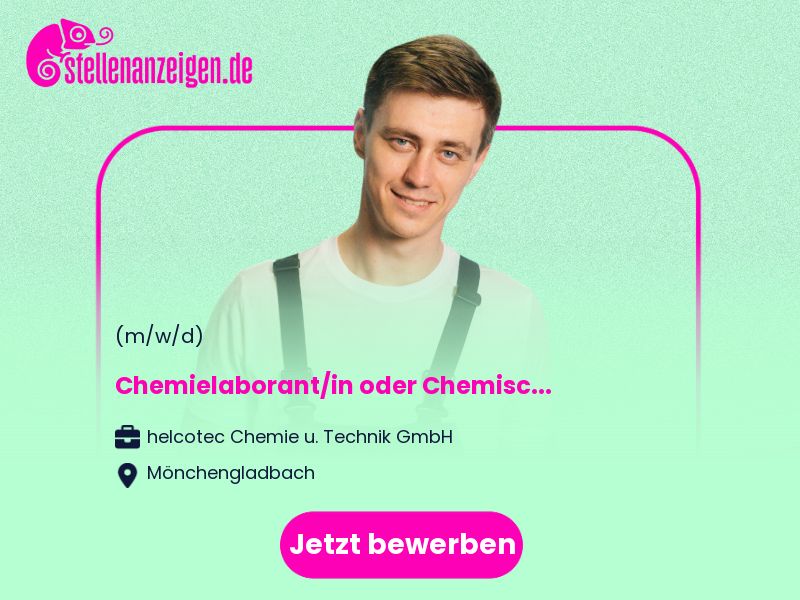 Chemielaborant/in oder in Mönchengladbach