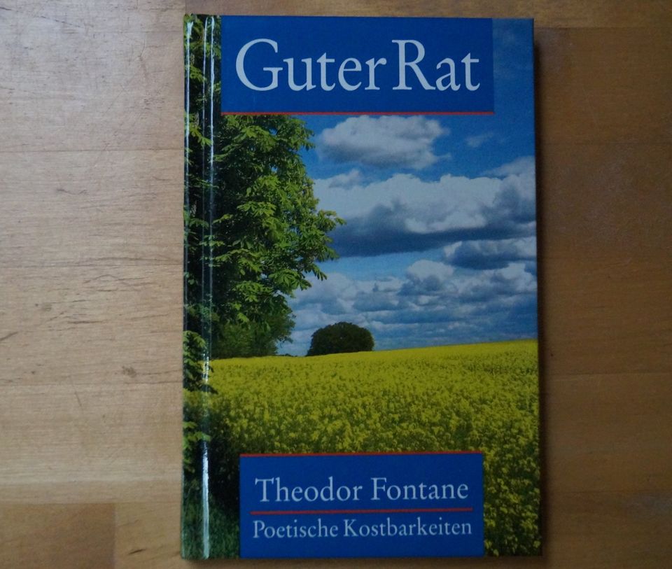 Theodor Fontane "Poetische Kostbarkeiten" Geschenkbuch Fotobuch in Ohrdruf