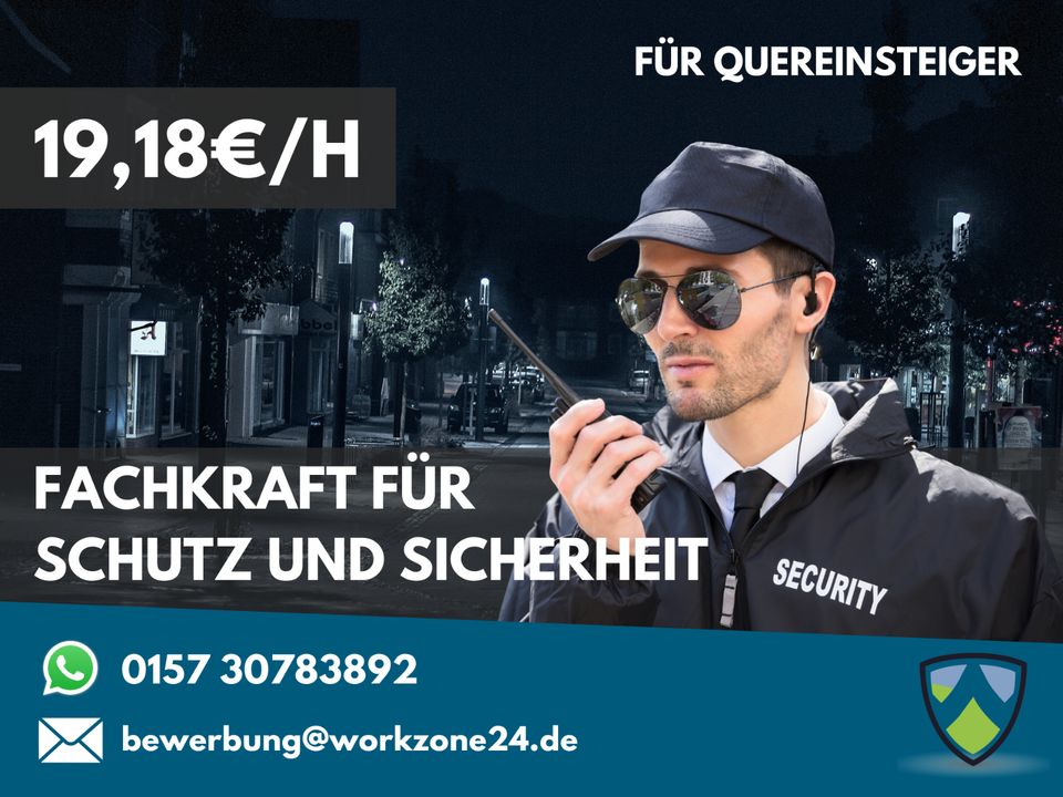 3800€ | Quereinsteiger | Fachkraft für Schutz und Sicherheit (m/w/d) in Duisburg Ref.: FK-30  | §34a Sachkunde | Sicherheit | Security in Duisburg