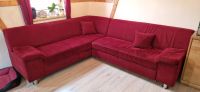 Couch mit Schlaffunktion Ecksofa bordeaux rot Wohnlandschaft Kreis Ostholstein - Ratekau Vorschau