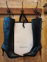 Gucci, Highheels, Stiefel, Absatz, Designer, Leder, Schuhe, GG Baden-Württemberg - Baden-Baden Vorschau