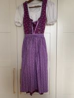 Dirndl mit Schürze und Bluse violett/Beere Größe 36 wie NEU Frankfurt am Main - Sachsenhausen Vorschau