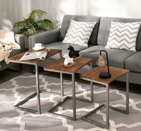 3er Set Beistelltische Couchtisch Sofatisch Wohnzimmer Holzoptik Hessen - Bebra Vorschau