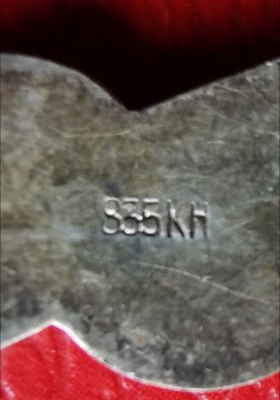 sehr alte Brosche, 835 Silber, zum Anstecken in Zühlen (b Neuruppin)