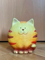 Keramik Katzen Figur orange gelb Wurster Nordseeküste - Wremen Vorschau