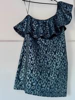 Kleid- asymmetrische Mango Kleid mit Glitzer Niedersachsen - Lehrte Vorschau