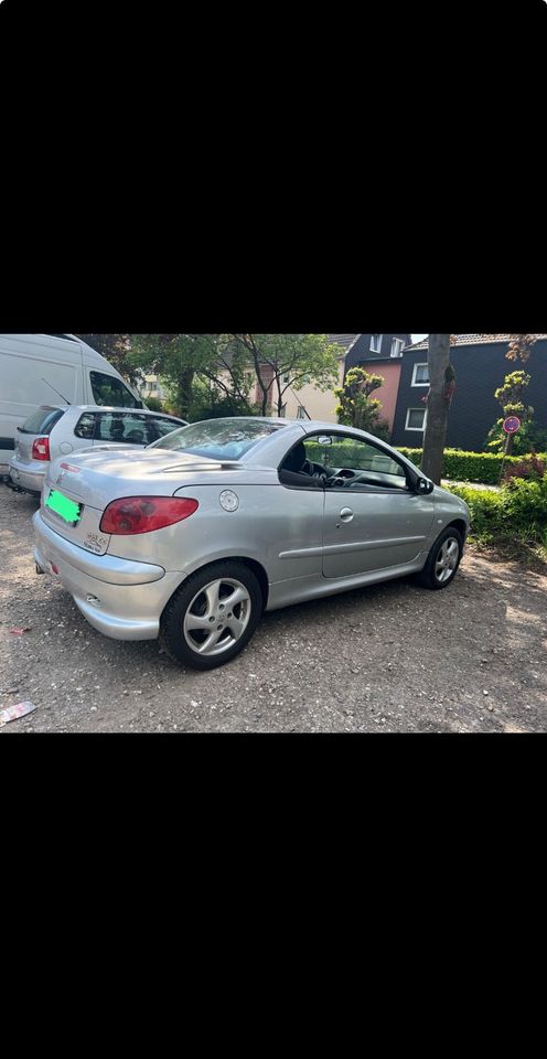 Peugeot 206 cc Cabrio + Sitzheizung + Windschutz in Leverkusen