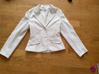 Blazer weiß Nadelstreifen Gr 36 Friedrichshain-Kreuzberg - Friedrichshain Vorschau