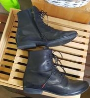 Stiefel Think schwarz Gr. 40 in sehr weichem Kalb- und Rindleder Hessen - Usingen Vorschau