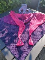 Dreiecktuch, Schal, bunt, gehäkelt, lila-pink, Handarbeit, Niedersachsen - Schladen Vorschau