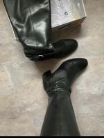 Stiefel aus Leder schwarz Office Hessen - Wiesbaden Vorschau