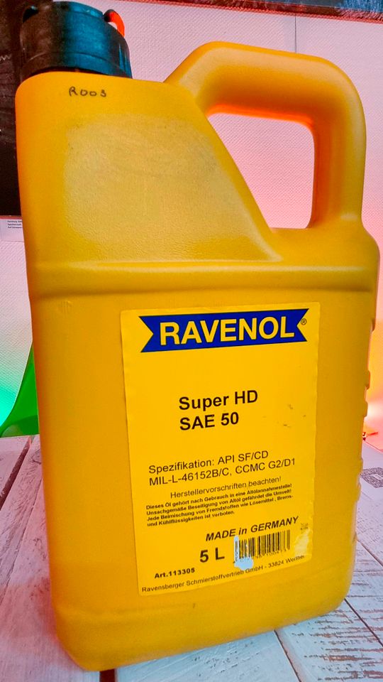 Ravenol Oel SAE 50 in Buchholz in der Nordheide