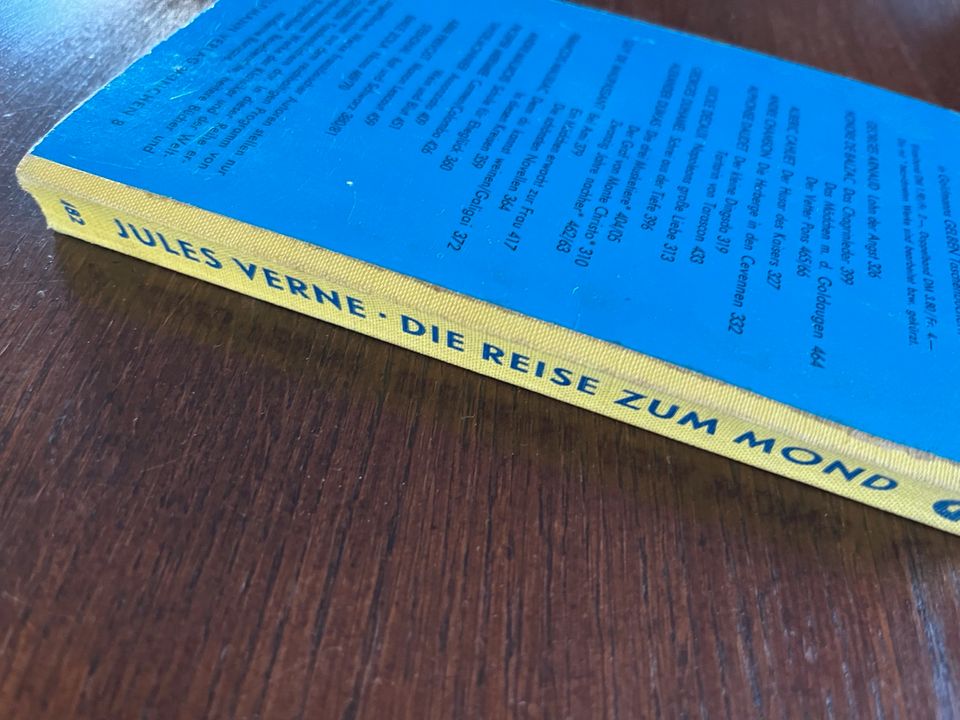 Buch Jules Verne DIE REISE ZUM MOND 1958, Rarität, Goldmann Tasch in Illerkirchberg