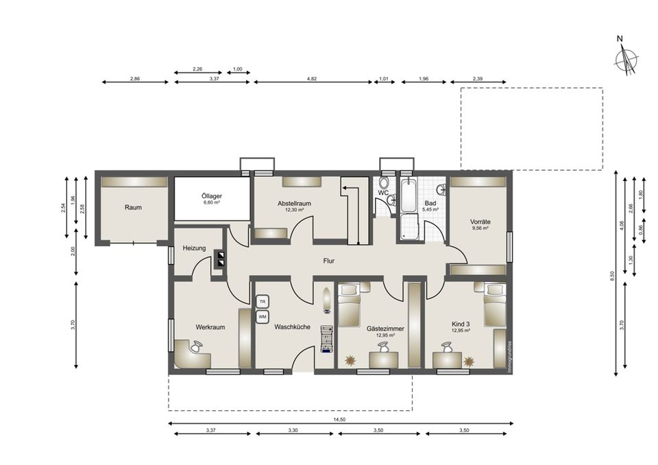 Freundliches Einfamilienwohnhaus mit Garten und Garage in Sulzbach-Laufen