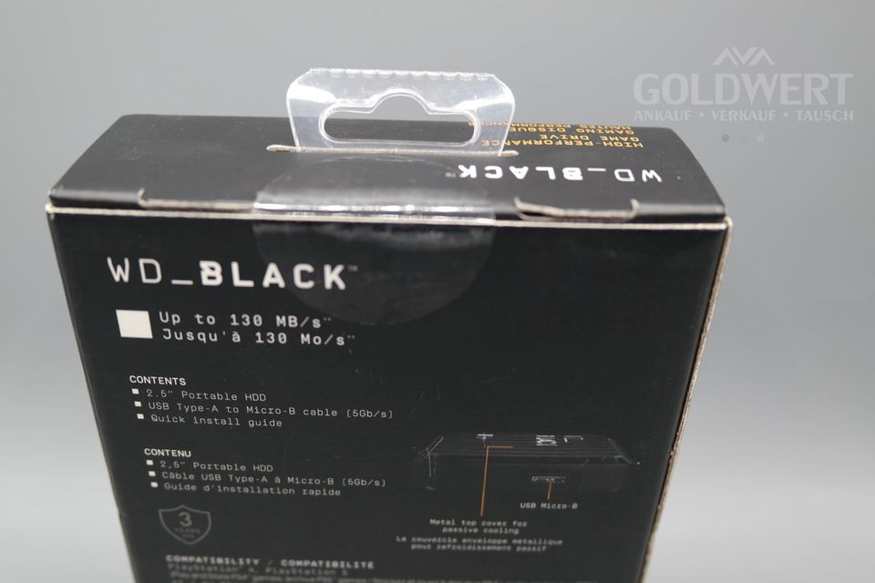 WD Black P10 5TB Game Drive(WDBA3A0050BBK-WESN)Schwarz NEU in Berlin